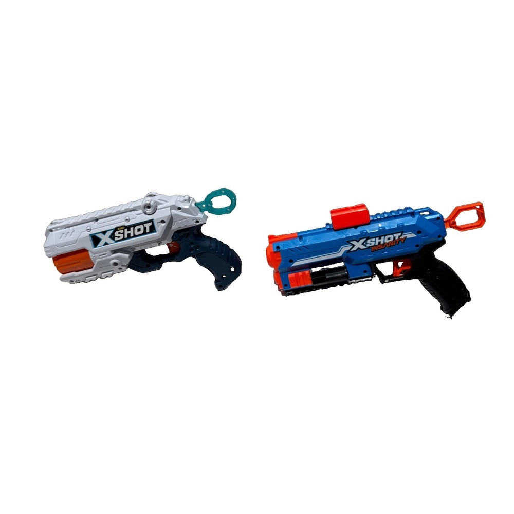 LOT‎ of 2 Zuru X-Shot Series Reflex Revolving Barrel X-Shot Insanity